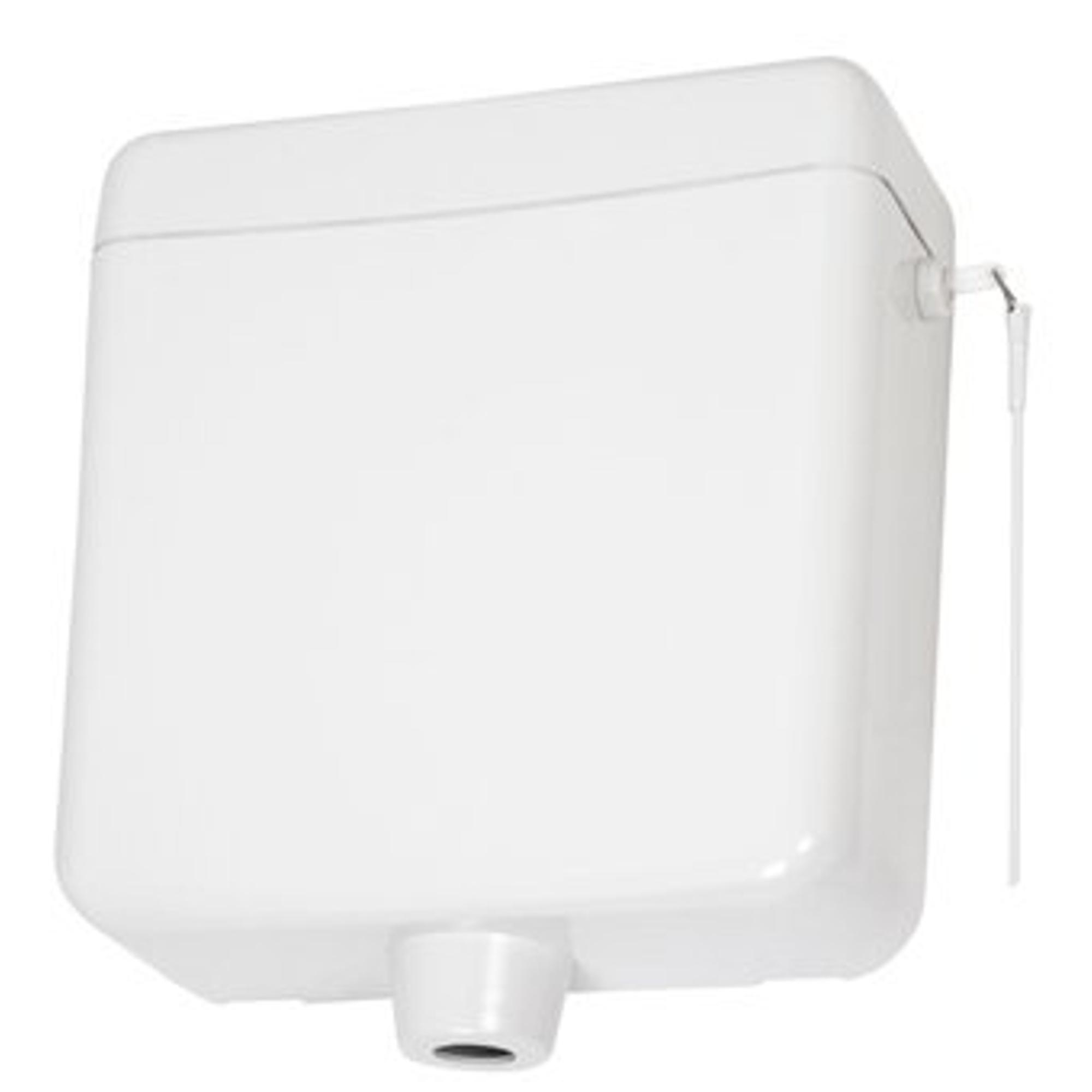 Plieger Maas hooghangend reservoir single flush 6-9 liter instelbaar wit