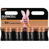 Batterij Duracel 8-pack AA