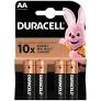 Duracell batterij AA 4 Pack 