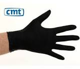 Handschoen wegwerp Nitrile zwart Large