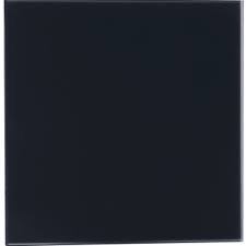 Glazen front tbv AW 125 vlak mat zwart