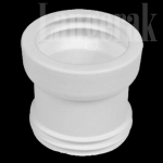 Toiletmanchet 100-110 mm recht wit
