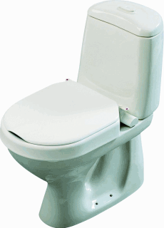 80301106 Hi-Loo toiletverhoger, vastgemonteerd 6 cm